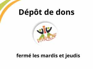 dépôt de dons